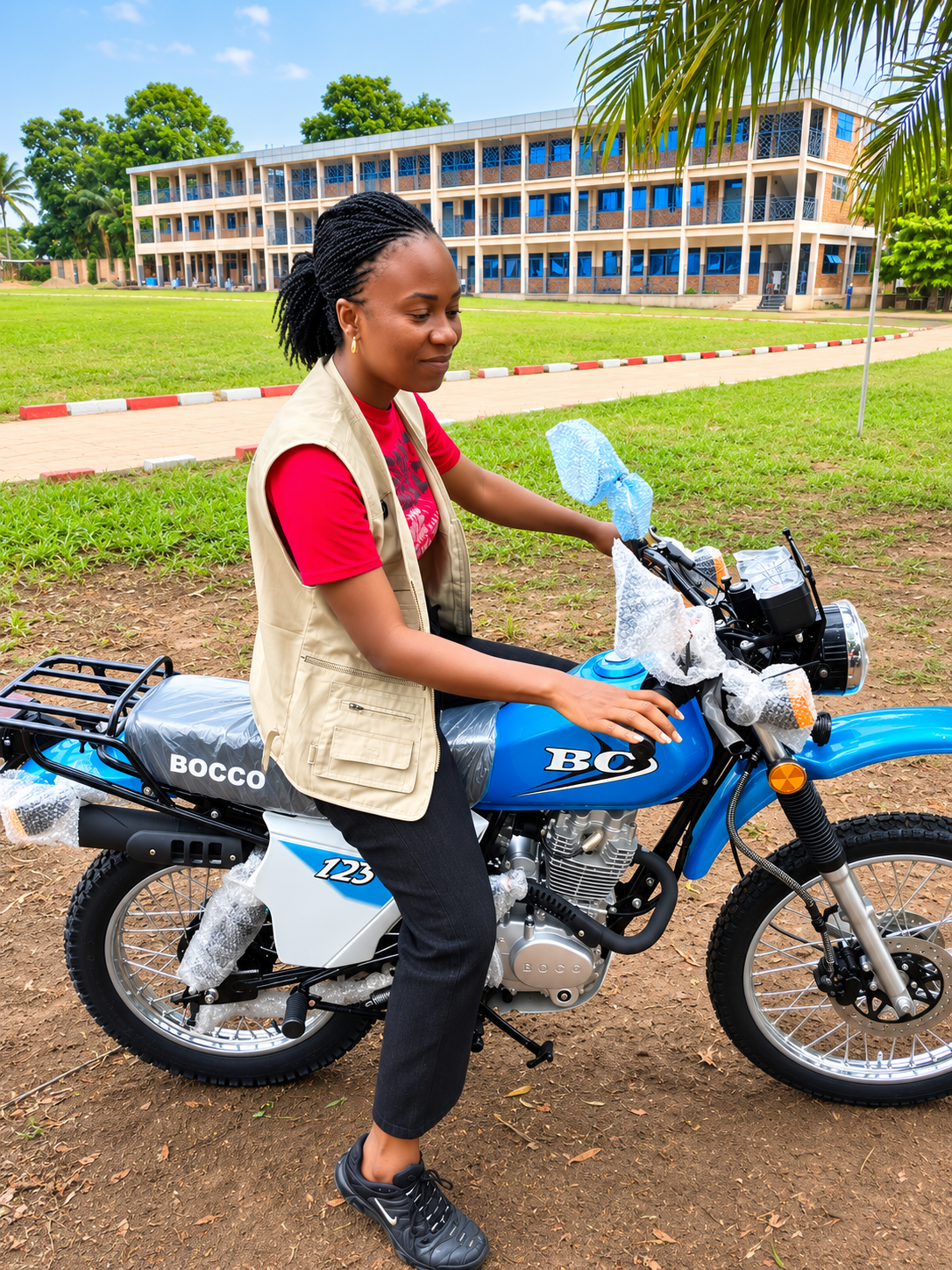 GEEC Kikwit renforce sa capacité d'intervention avec l'acquisition de trois motos TOYO  Kikwit, Province du Kwilu – République Démocratique du Congo